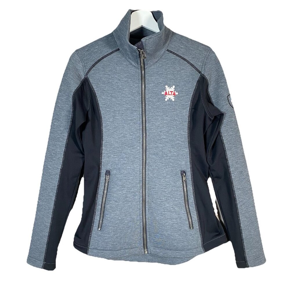 Kuhl Kestrel Jacket Womens S Projekt Full Zip Pockets Mova Knit Stretch Hiking